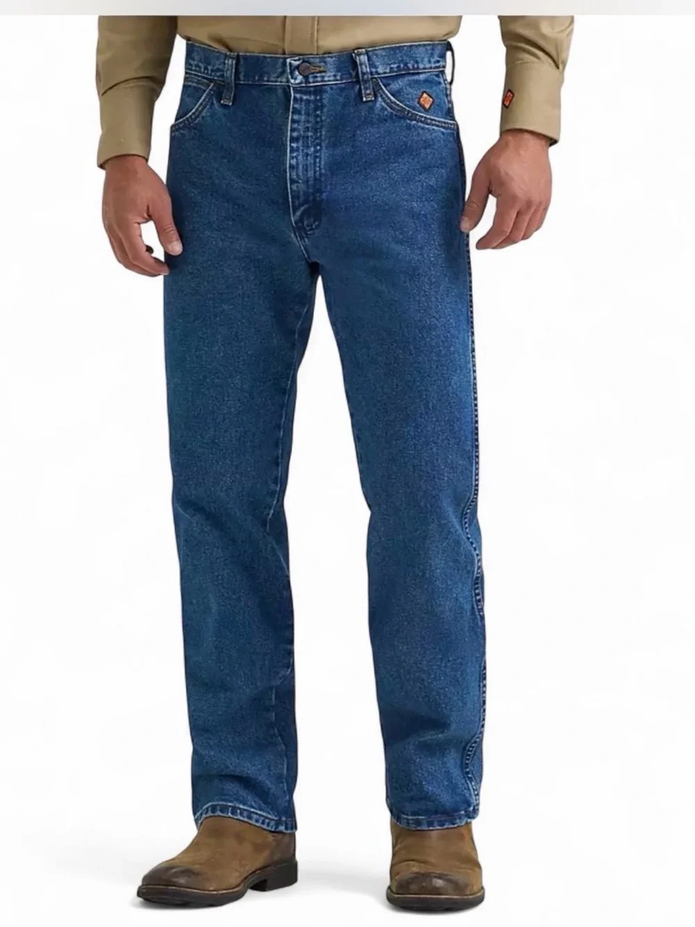 Wrangler 13 Original FR Flame Resistant Jeans Men Size 38x32 FR13MWZ Cowboy Cut